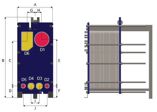 Customizable Evaporator GPHE design